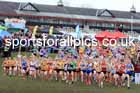 Senior Girls 2024 English Schools Cross Country Champs., Pontefract, March 16th.  Photo: David T. Hewitson/Sports for All Pics